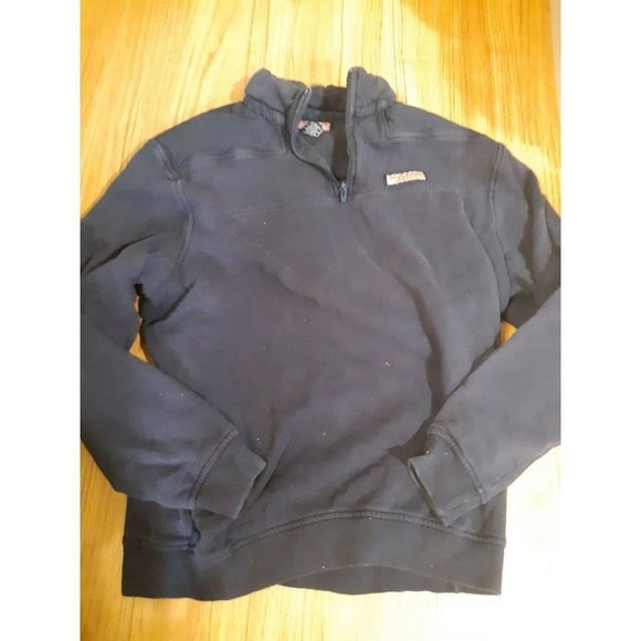 Vineyard Vines Sweaters - Vineyard Vines Pullover Sweater 1/4 Zip Solid Blue Womens Size Small Cotton